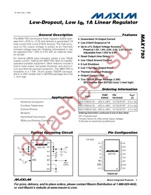 MAX1793EUE20+ datasheet  